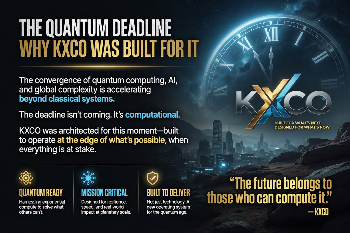 The Quantum Deadline and Why KXCO Was Built for It