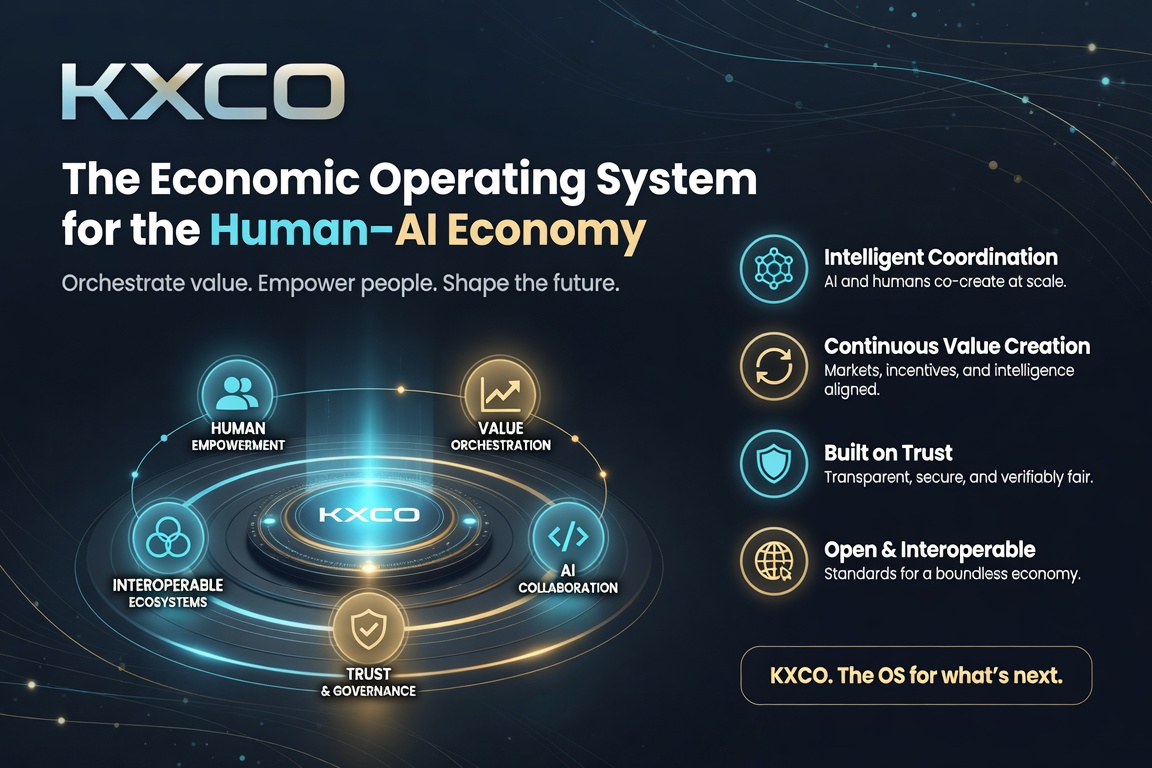 KXCO: The Economic Operating System for the Human–AI Economy