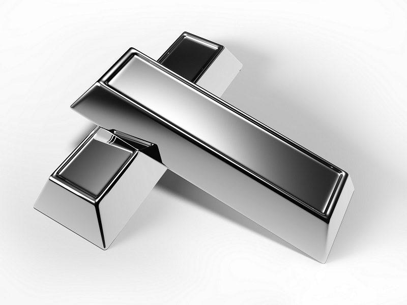 Physical silver bullion bars