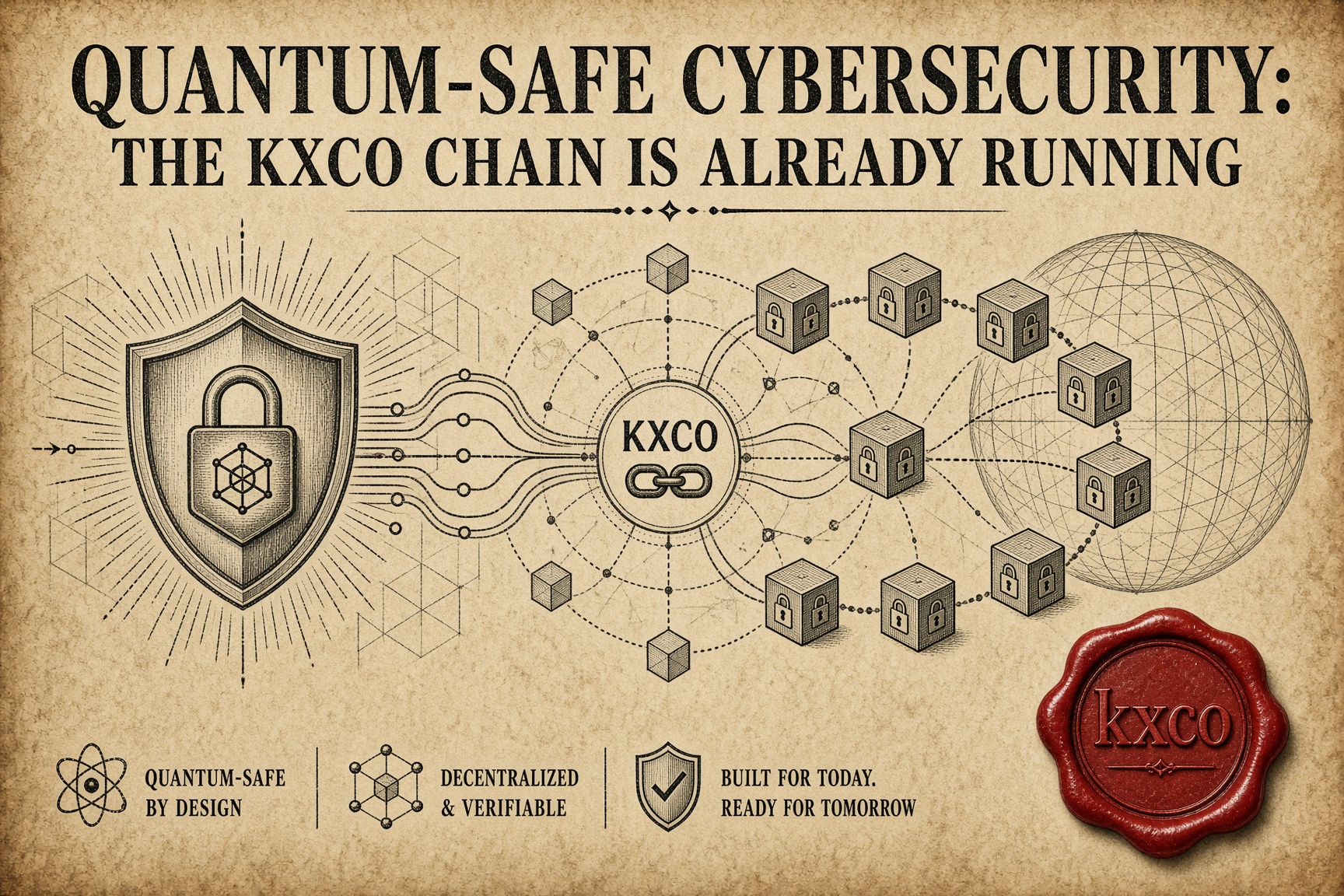 Quantum Cybersecurity: The KXCO Chain Is Already Running